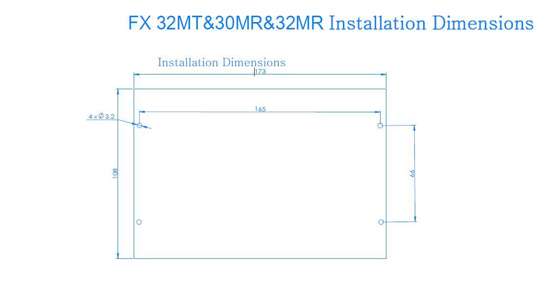 FX32MT PLC Controller with DIN Rail & Delay Module - Mitsubishi FX2N Compatible, Supports GX Works2/GX Developer Programming