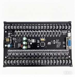 PLC moudle FX32MT PLC Controller with DIN Rail & Delay Module - Mitsubishi FX2N Compatible, Supports GX Works2/GX Developer Programming